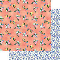 Fancy Pants Designs - Peachy Keen Collection - 12 x 12 Double Sided Paper - Sweet Days