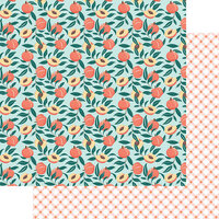 Fancy Pants Designs - Peachy Keen Collection - 12 x 12 Double Sided Paper - Just Peachy