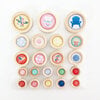 Fancy Pants Designs - Peachy Keen Collection - Wood Buttons