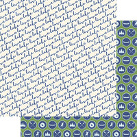 Fancy Pants Designs - Lake Life Collection - 12 x 12 Double Sided Paper - Live. Love. Lake.
