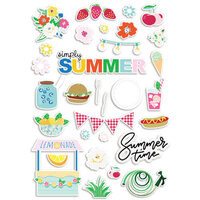 Fancy Pants Designs - Simply Summer Collection - Puffy Stickers