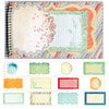 Fancy Pants Designs - Summer Soiree Collection - 5 x 8 Notebook Journal, BRAND NEW