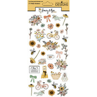 Fancy Pants Designs - Honey and Bee Collection - Puffy Stickers