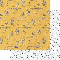 Fancy Pants Designs - Prairie Rose Collection - 12 x 12 Double Sided Paper - Chicken Coop