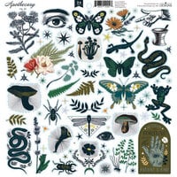Fancy Pants Designs - Apothecary Collection - 12 x 12 Sticker Sheet - Apothecary Cardstock Stickers
