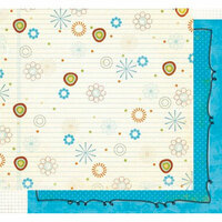 Fancy Pants Designs - The Daily Grind Collection - 12 x 12 Double Sided Paper - Notebook Doodles, CLEARANCE