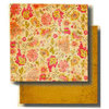 Fancy Pants Designs - 12x12 Double Sided Paper - Aged Florals Collection - Enchanting, CLEARANCE