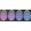 Tsukineko - Dew Drop Brilliance Fast Drying Pigment Ink - Jewel Colors Set