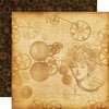 Graphic 45 - Steampunk Debutante Collection - 12 x 12 Double Sided Paper - Mechanical Mind