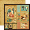 Graphic 45 - Steampunk Debutante Collection - 12 x 12 Double Sided Paper - Frames
