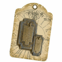 Graphic 45 - Staples Collection - Metal Tags