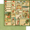 Graphic 45 - Christmas Emporium Collection - 12 x 12 Double Sided Paper - Santa Express