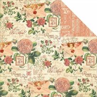 Graphic 45 - Time to Flourish Collection - 12 x 12 Double Sided Paper - February Flourish