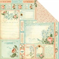 Graphic 45 - Time to Flourish Collection - 12 x 12 Double Sided Paper - June Cut Apart