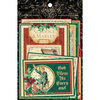 Graphic 45 - Christmas Carol Collection - Journaling and Ephemera Cards