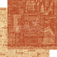 Graphic 45 - Cityscapes Collection - 12 x 12 Double Sided Paper - Street of Dreams