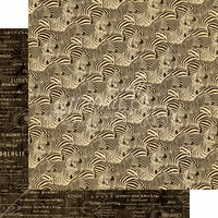 Graphic 45 - Safari Adventure Collection - 12 x 12 Double Sided Paper - Natural Habitat