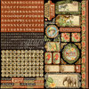 Graphic 45 - Safari Adventure Collection - 12 x 12 Cardstock Stickers