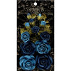 Graphic 45 - Rose Bouquet Collection - Floral Embellishments - Bon Voyage and French Blue