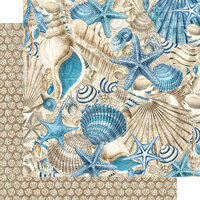 Graphic 45 - Ocean Blue Collection - 12 x 12 Double Sided Paper - Belize