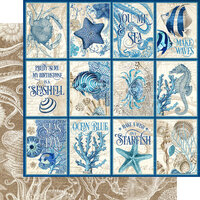 Graphic 45 - Ocean Blue Collection - 12 x 12 Double Sided Paper - Cozumel