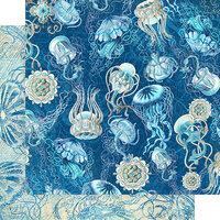 Graphic 45 - Ocean Blue Collection - 12 x 12 Double Sided Paper - Fiji