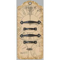 Graphic 45 - Staples Embellishments Collection - Metal Handle Sets