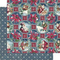 Graphic 45 - Let It Snow Collection - 12 x 12 Double Sided Paper - Christmas Dreams