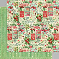 Graphic 45 - Life's A Bowl Of Cherries Collection - 12 x 12 Double Sided Paper - Simply Sweet