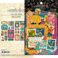 Graphic 45 - Let's Get Artsy Collection - Tags And Frames