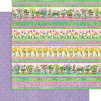 Graphic 45 - Grow With Love Collection - 12 x 12 Double Sided Paper - Garden Club