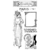Graphic 45 - Hampton Art - Ladies' Diary Collection - Cling Mounted Rubber Stamps - Ladies Diary Two