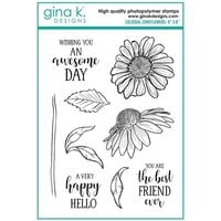 Gina K Designs - Clear Photopolymer Stamps - Colossal Coneflower