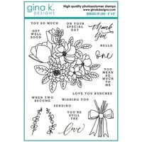 Gina K Designs - Clear Photopolymer Stamps - Bunches of Love
