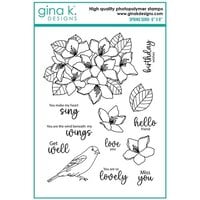 Gina K Designs - Clear Photopolymer Stamps - Spring Song