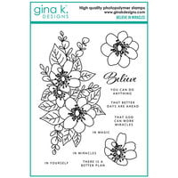 Gina K Designs - Clear Photopolymer Stamps - Believe In Miracles
