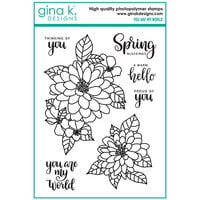 Gina K Designs - Clear Photopolymer Stamps - You Are My World