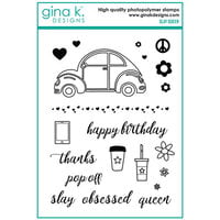 Gina K Designs - Clear Photopolymer Stamps - Slay Queen