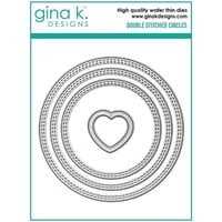 Gina K Designs - Dies - Double Stitched Circles