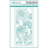 Gina K Designs - Dies - Perfect Poppies Mini Slimline Plate