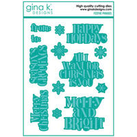 Gina K Designs - Dies - Festive Phrases