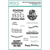 Gina K Designs - Clear Photopolymer Stamps - Big Birthday