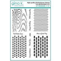 Gina K Designs - Clear Photopolymer Stamps - Bitty Backgrounds