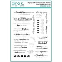 Gina K Designs - Clear Photopolymer Stamps - On the Inside