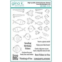 Gina K Designs - Clear Photopolymer Stamps - Best Fishes