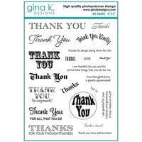 Gina K Designs - Clear Photopolymer Stamps - Big Thanks