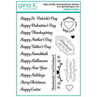 Gina K Designs - Clear Photopolymer Stamps - Handmade Holidays