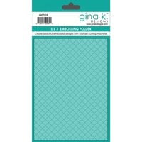 Gina K Designs - Embossing Folder - Lattice