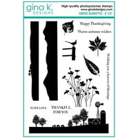 Gina K Designs - Clear Photopolymer Stamps - Harvest Silhouettes
