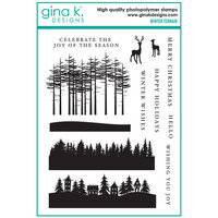 Gina K Designs - Clear Photopolymer Stamps - Winter Terrain